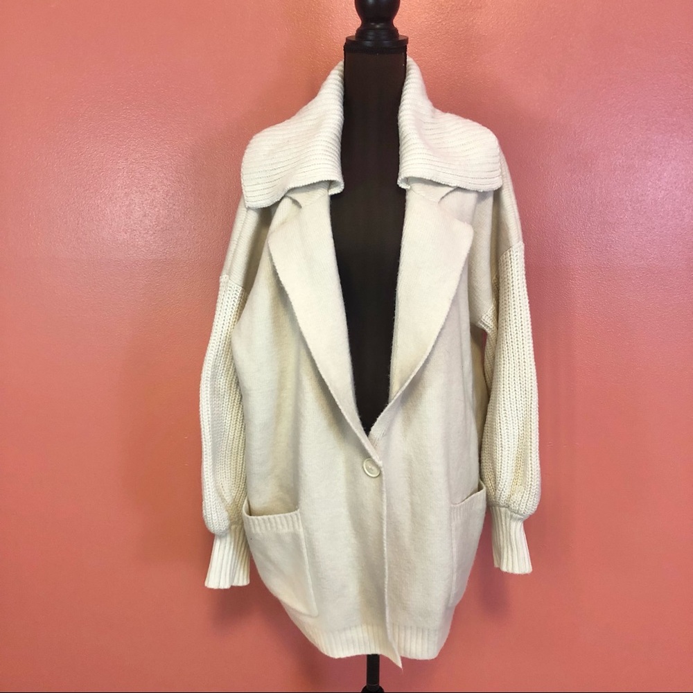 Anthropologie Alpaca Wool Cardigan XL